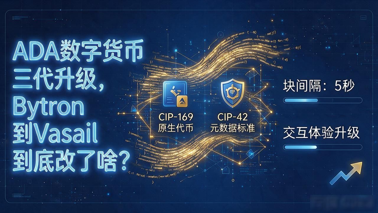 ADA数字货币三代升级，Byron到Vasil到底改了啥
