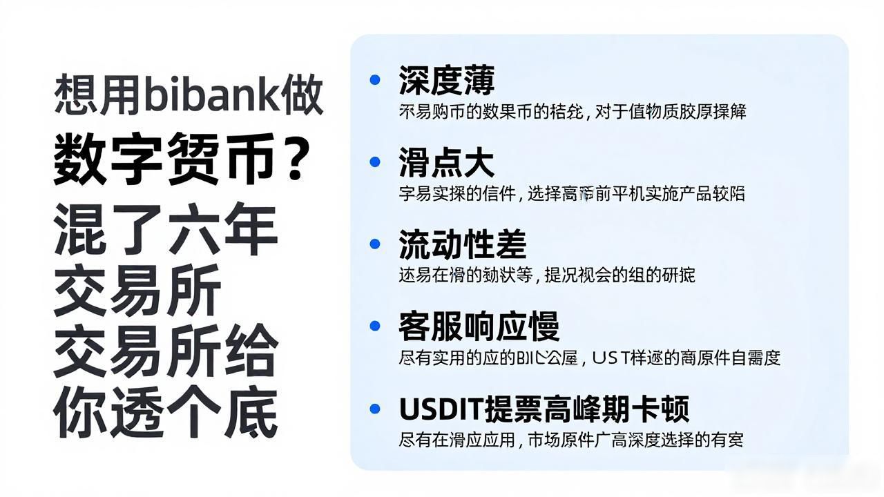 想用bibank做数字货币？混了六年交易所给你透个底