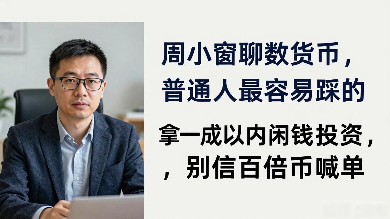 周小窗聊数字货币，普通人最容易踩的坑和避坑方法
