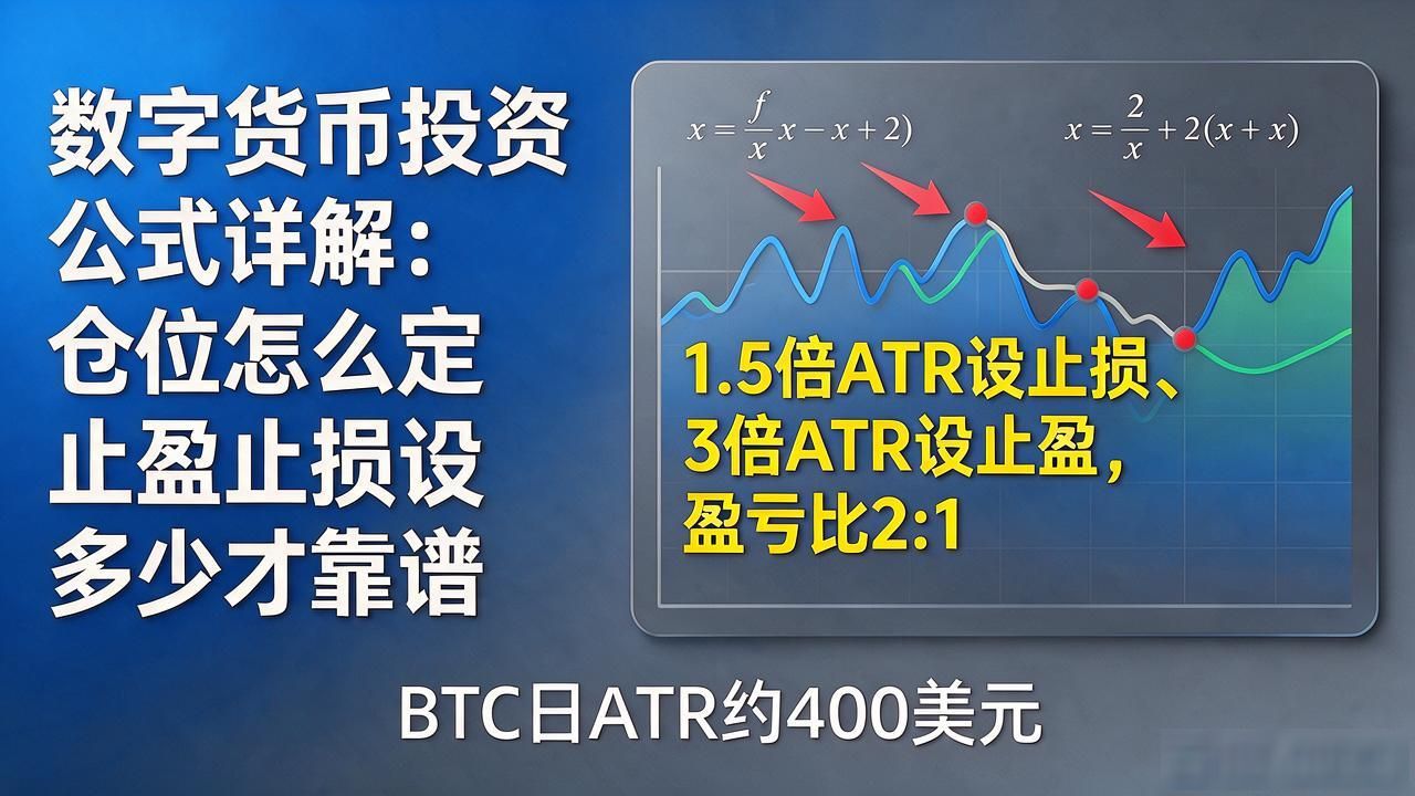 数字货币投资公式详解：仓位怎么定、止盈止损设多少才靠谱