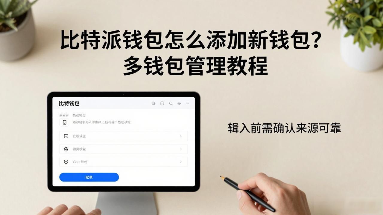 比特派钱包创建导入BTCETHTRX_管理钱包助记词私钥安全_比特派钱包中的钱包添加和使用