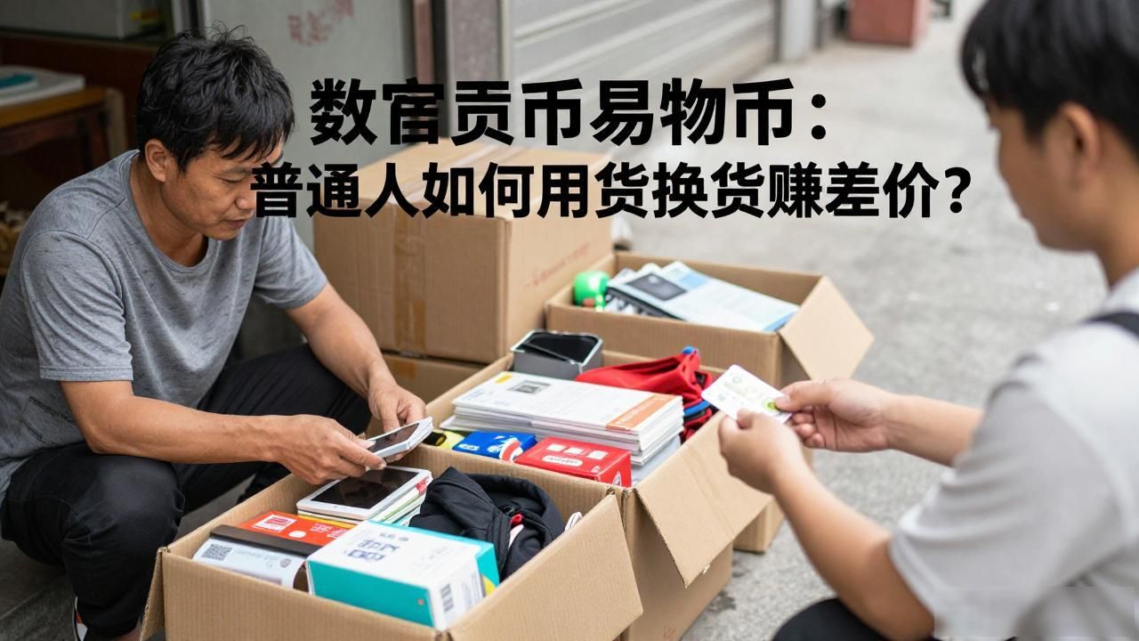 数字货币易物币：普通人如何用货换货赚差价？