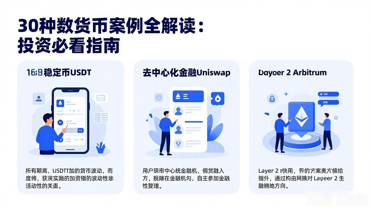 30种数字货币案例全解读：投资必看指南