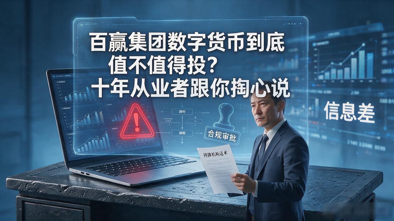 百赢集团数字货币到底值不值得投？十年从业者跟你掏心说