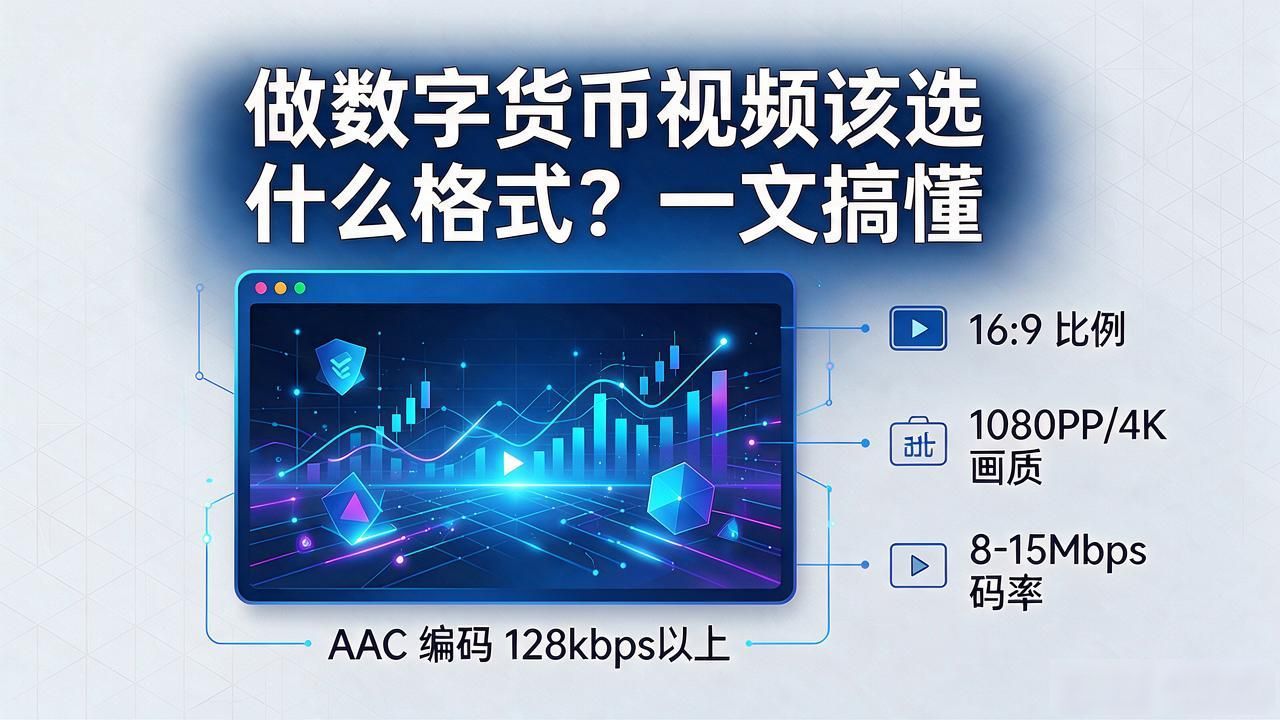 做数字货币视频该选什么格式？一文搞懂