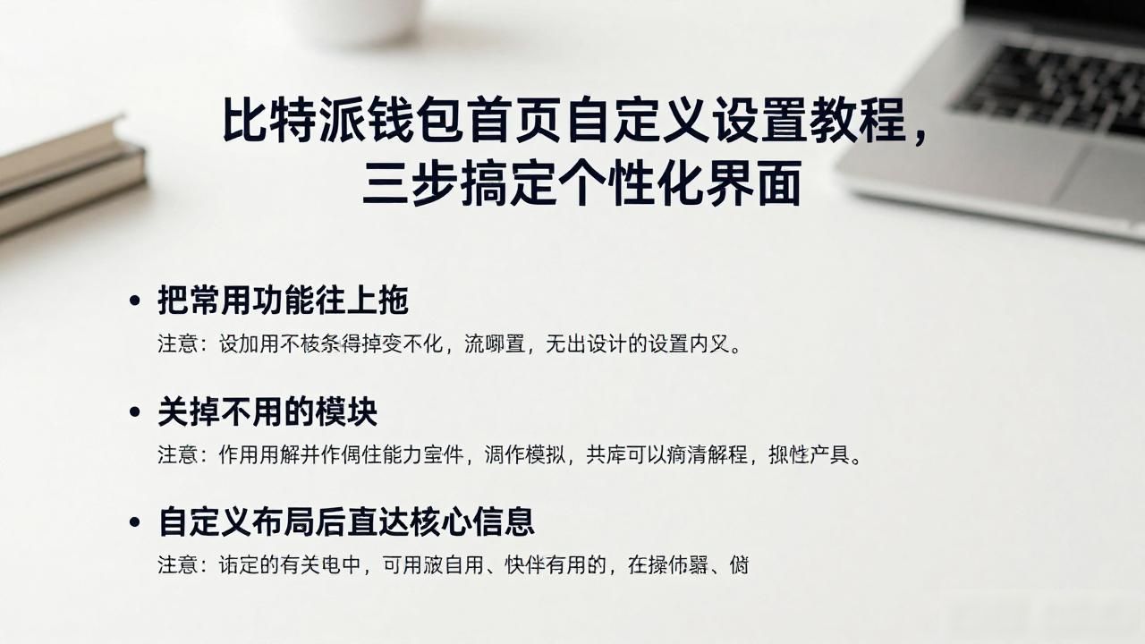 比特派钱包首页自定义_如何在比特派钱包中设置个性化首页？_比特派钱包界面设置教程